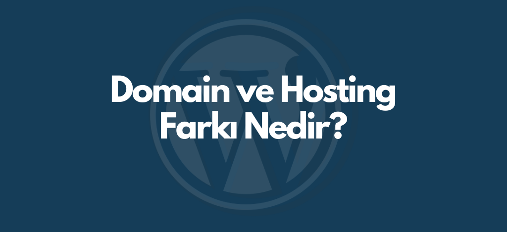 Domain ve hosting arasındaki farklar nelerdir?